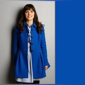 RARE Cobalt Blue Karen Walker Coat